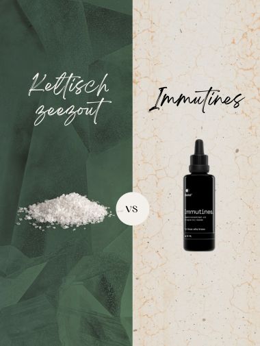 Verschil tussen keltisch zeezout en Immutines