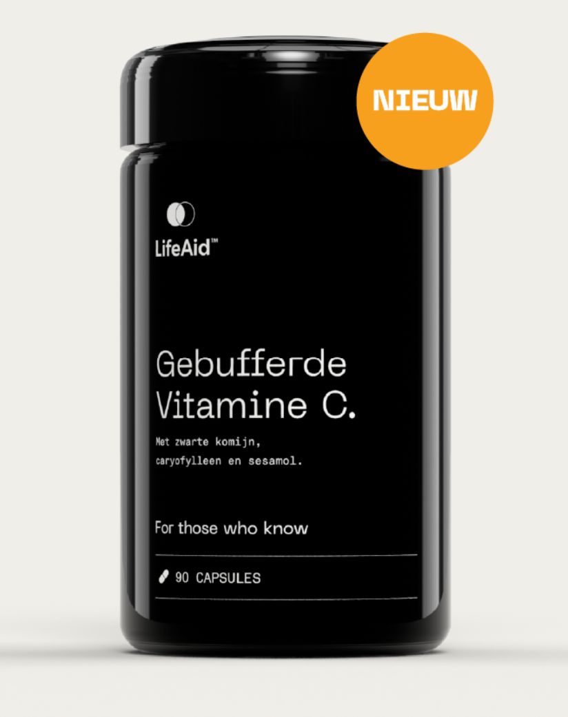 LifeAid gebufferde Vitamine C met zwart zaad, caryofylleen, sesamol