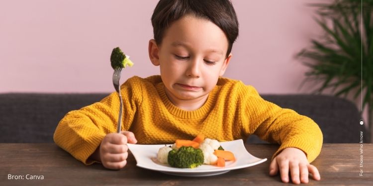 Groente blijft een basis, maar wat als het niet altijd lukt bij je kind Groente blijft een basis, maar wat als het niet altijd lukt bij je kind