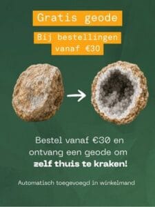 Geode actie pop-up